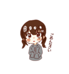 ついんてーるの女の子のスタンプ（個別スタンプ：3）