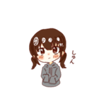 ついんてーるの女の子のスタンプ（個別スタンプ：4）
