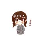 ついんてーるの女の子のスタンプ（個別スタンプ：5）