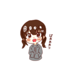 ついんてーるの女の子のスタンプ（個別スタンプ：8）