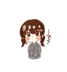 ついんてーるの女の子のスタンプ（個別スタンプ：12）