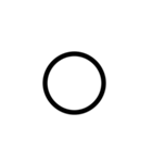 大きく一文字（透明）わ記号（個別スタンプ：31）