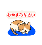 ドロボー顔ねこ（個別スタンプ：4）