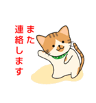 ドロボー顔ねこ（個別スタンプ：18）