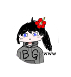 ブラックジムスタンプ第8段（個別スタンプ：3）