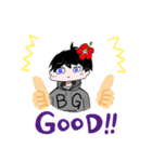 ブラックジムスタンプ第8段（個別スタンプ：6）