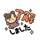 女の子スタンプ〜good girl sticker〜（個別スタンプ：6）