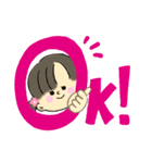 女の子スタンプ〜good girl sticker〜（個別スタンプ：9）