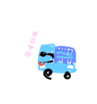 子供の落書きスタンプ(はたらくくるま)（個別スタンプ：4）