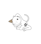 ヨガ猫 サンブル（個別スタンプ：6）