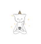 ヨガ猫 サンブル（個別スタンプ：10）