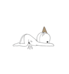 ヨガ猫 サンブル（個別スタンプ：12）