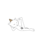 ヨガ猫 サンブル（個別スタンプ：16）