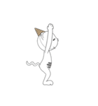 ヨガ猫 サンブル（個別スタンプ：18）