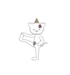 ヨガ猫 サンブル（個別スタンプ：20）