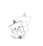 ヨガ猫 サンブル（個別スタンプ：24）