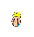 シンプルアフロ（個別スタンプ：3）