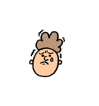 シンプルアフロ（個別スタンプ：7）