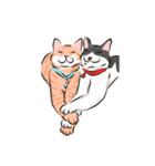 猫の動作日常（個別スタンプ：1）