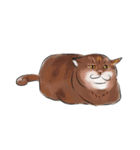 猫の動作日常（個別スタンプ：5）
