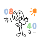 はい。ごんちゃん。(ポケベルバージョン)（個別スタンプ：2）
