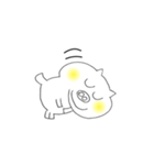 くまぶたさんの簡単挨拶（個別スタンプ：1）