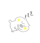 くまぶたさんの簡単挨拶（個別スタンプ：4）