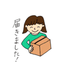 女の子日常のスタンプ（個別スタンプ：3）