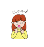 女の子日常のスタンプ（個別スタンプ：5）