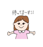 女の子日常のスタンプ（個別スタンプ：10）