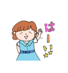 女の子日常のスタンプ（個別スタンプ：17）