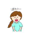 女の子日常のスタンプ（個別スタンプ：20）