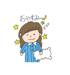 女の子日常のスタンプ（個別スタンプ：22）