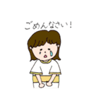 女の子日常のスタンプ（個別スタンプ：24）