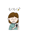 女の子日常のスタンプ（個別スタンプ：25）