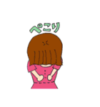女の子日常のスタンプ（個別スタンプ：32）