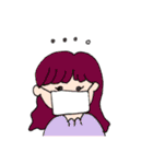 女の子日常のスタンプ（個別スタンプ：37）