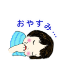わいわいガールズミックス（個別スタンプ：3）