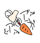キメラ(うさぎ×にんじん)（個別スタンプ：3）