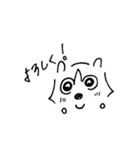 あらいぐまスタンプ.（個別スタンプ：1）