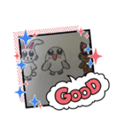 うさ、とりち、ねこち（個別スタンプ：7）