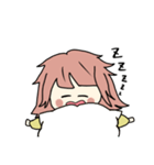 ゆるい女の子のスタンプ1（個別スタンプ：1）