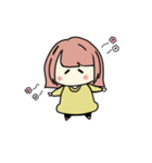 ゆるい女の子のスタンプ1（個別スタンプ：5）