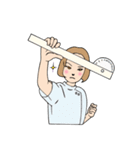 ゴニオとセラピスト（個別スタンプ：9）