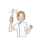 ゴニオとセラピスト（個別スタンプ：14）