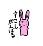 すこやかうさぎさん（個別スタンプ：3）