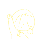 シンプル女の子1（個別スタンプ：4）
