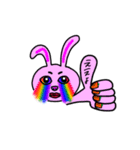 キラキラレインボー（個別スタンプ：3）