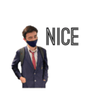 人文科男子（個別スタンプ：1）