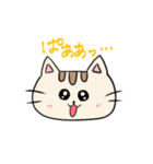 ねこちゃんのシンプル絵文字（個別スタンプ：21）